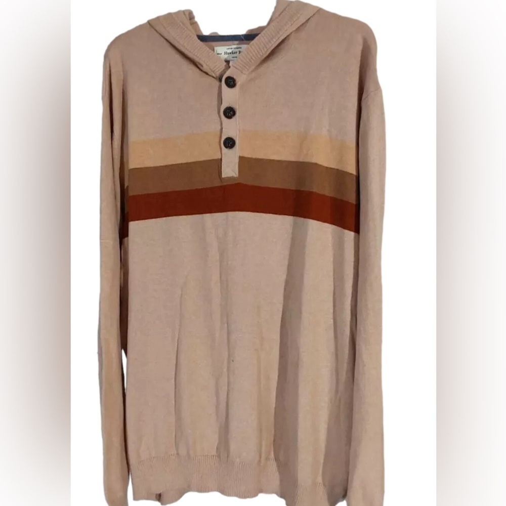 Hawker Rye Men's Cashmere Blend Hoodie, Size Large